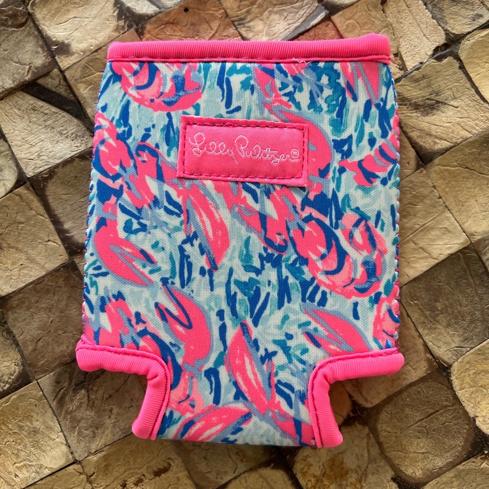 NWOT Lilly Pulitzer Neoprene 12 oz can koozie
